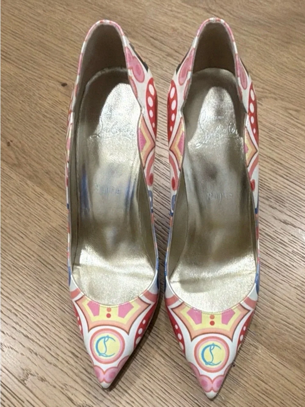 Christian Louboutin bold multicolor